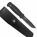 Morakniv Garberg Black Carbon aus Kohlenstoffstahl mit Lederscheide 13100