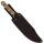 Condor Undertaker Jagdmesser mit 1075HC-Klinge, Walnussgriff und Lederscheide