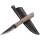 Condor Woods Wise Knife mit 6,1 cm Klinge aus 1075HC Stahl und Lederscheide