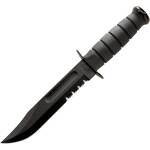 KA-BAR 1212 USA Black SERR USMC Messer, 17,5 cm...