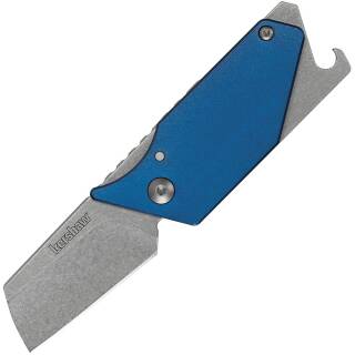 Kershaw Pub Framelock Blue, 8Cr13MoV Stahl, Stonewash, 7,6 cm, KS4036BLU