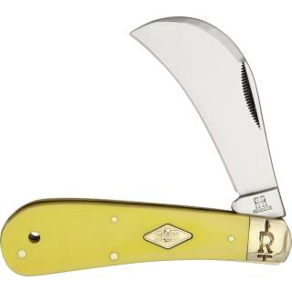 Rough Ryder Yellow Carbon Hawbill, Taschenmesser, Carbonklinge, RR1734