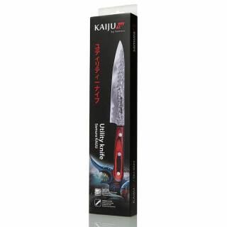 Samura KAIJU Allzweck Kchenmesser, 15 cm Edelstahlklinge, Hartholzgriff