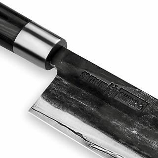 Samura SUPER 5 Nakiri Küchenmesser, 17 cm, VG-10-Stahl, Micartagriff, SP5043