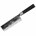 Samura SUPER 5 Nakiri Küchenmesser, 17 cm, VG-10-Stahl, Micartagriff, SP5043