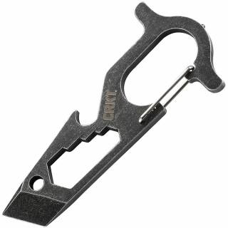 CRKT Pryma rostfreies Multi-Tool mit Glasbrecher, Karabiner, Sechskantschl.