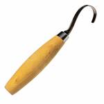 Morakniv Wood Carving Hook Knife 164 Left Schälmesser mit Birkenholzgriff