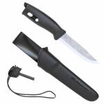 Morakniv Companion Spark in schwarz mit Sandvikstahl,...