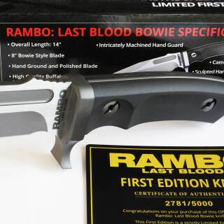Rambo Last Blood Bowie - 1. Produktion mit Nummerierung in limitierter Auflage