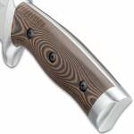 Gil Hibben Tundra Hunter Jagdmesser mit Edelstahlklinge und Lederscheide