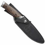 Gil Hibben Tundra Hunter Jagdmesser mit Edelstahlklinge und Lederscheide