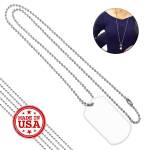 Halskette, Neck Chain, Kugelkette aus Edelstahl, 2 mm, 76 cm lang, im 5er Pack