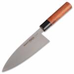 Samura OKINAWA Deba Kochmesser, 17 cm, mit AUS-8 Stahl und Holzgriff