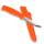 Morakniv Companion Messer in flureszierendem orange mit rostfreiem 12C27