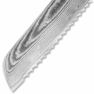 Samura Damascus Brotmesser, 23 cm Klinge, G-10 Griff, 67-lagiger Damaststahl