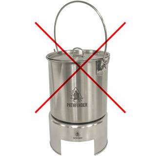 Pathfinder Bush Pot Stove - Bushkocher passend fr den Bush Pot Campingtopf