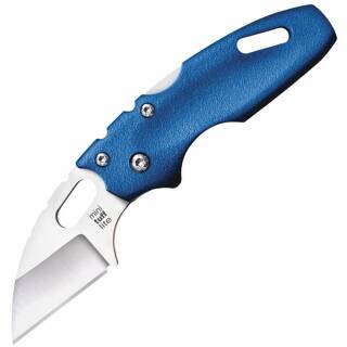 Cold Steel Mini Tuff Lite Taschenmesser mit 5 cm Edelstahlklinge, blau