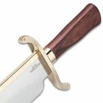 Gil Hibben OLD WEST Bowiemesser mit Edelstahlklinge, Holzgriff und Lederscheide