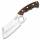 Gil Hibben Legacy Cleaver Messer mit Edelstahlklinge, Holzgriff und Scheide