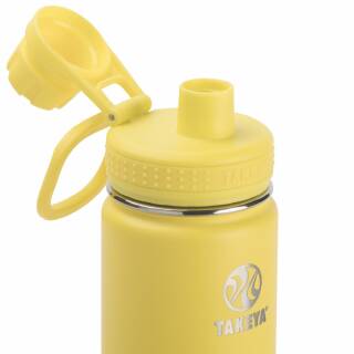 Takeya Actives Trinkflasche aus 18/8 Edelstahl, vakuum-isoliert, 530ml, canary