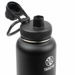 Takeya Actives Trinkflasche aus 18/8 Edelstahl, vakuum-isoliert, 950ml, onyx