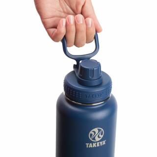 Takeya Actives Trinkflasche aus 18/8 Edelstahl, vakuum-isoliert, 950ml, midnight