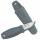 Morakniv Eldris LightDuty Messer in dusty blue mit 5,4 cm Klinge und TPE-Griff