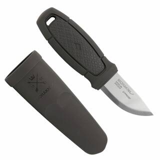 Morakniv Eldris LightDuty Messer in dark grey mit 5,4 cm Klinge und TPE-Griff