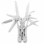 Ganzo Firebird Multitool G202 aus Edelstahl, 25 Werkzeuge, Bitset, Nylonscheide