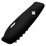 Swiza D03 All Black Messer mit 7,5 cm Edelstahlklinge und...