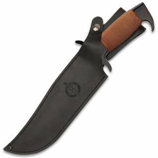 Gil Hibbens Hellfyre Highlander Bowie mit Damaststahl-Klinge