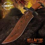 Gil Hibben´s Hellfyre Highlander Bowie mit Damaststahl-Klinge