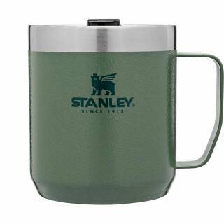 Stanley The Legendary Camp Mug Edelstahl-Isolierbecher in grn mit Deckel, 0,35L