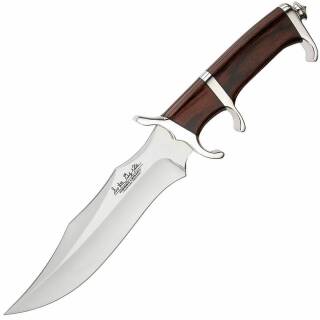 Hibben Darkwood Legacy III Fighter mit Edelstahlklinge und Lederscheide