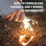 UCO Survival Fire Striker Ferrocerium Feuerstarter-Kit mit Schraubenschlüssel