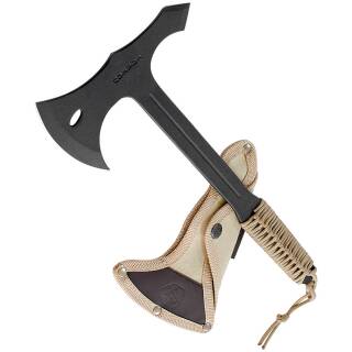 Condor Throwing Axe Single Bit - 33 cm Full Tang Wurfaxt mit Canvas Scheide