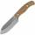 Condor Toki Jagdmesser mit 12 cm Full Tang Klinge, Micarta-Griff, Lederscheide