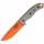 ESEE Model 5 Messer mit oranger 1095HC Klinge, Micarta-Griff, Scheide + Clip