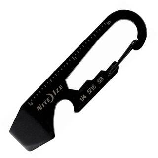 Nite Ize DoohicKey Key Tool mit 6 Funktionen, schwarz, KMT-01-R3