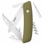 Swiza D05 Taschenmesser in olive, 12 Funktionen wie 7,5...