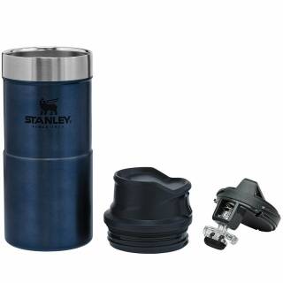 Stanley Trigger-Action Travel Mug, 18/8 Edelstahl, 350 ml, dunkelblau