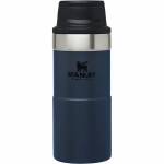 Stanley Trigger-Action Travel Mug, 18/8 Edelstahl, 350 ml, dunkelblau