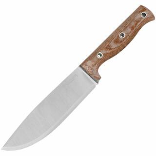 Condor Low Drag Knife mit Full Tang Klinge aus 1075HC-Stahl und Lederscheide