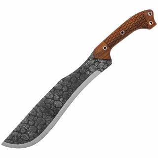 Condor Vipera Machete mit 1075 High Carbonstahl, Walnussholz, Lederscheide