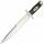 Gil Hibben Expandables 2 Toothpick Messer mit Edelstahlklinge und Lederscheide