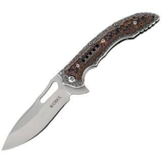 CRKT Ikoma Fossil Compact Einhandmesser mit 8,6 cm Edelstahlklinge