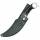 Gil Hibben Recurve Karambit mit Edelstahlklinge, Micartagriff, Lederscheide