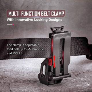 Nextorch V51 Tactical Quick-Draw Holster Taschenlampenhalter mit Grtelclip