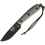 ESEE Model 4, Messer mit 1095HC Klinge, grauem...