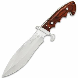 Gil Hibben Alaskan Survival Knife Bloodwood Edition mit Lederscheide